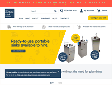 Tablet Screenshot of mobilesink.com